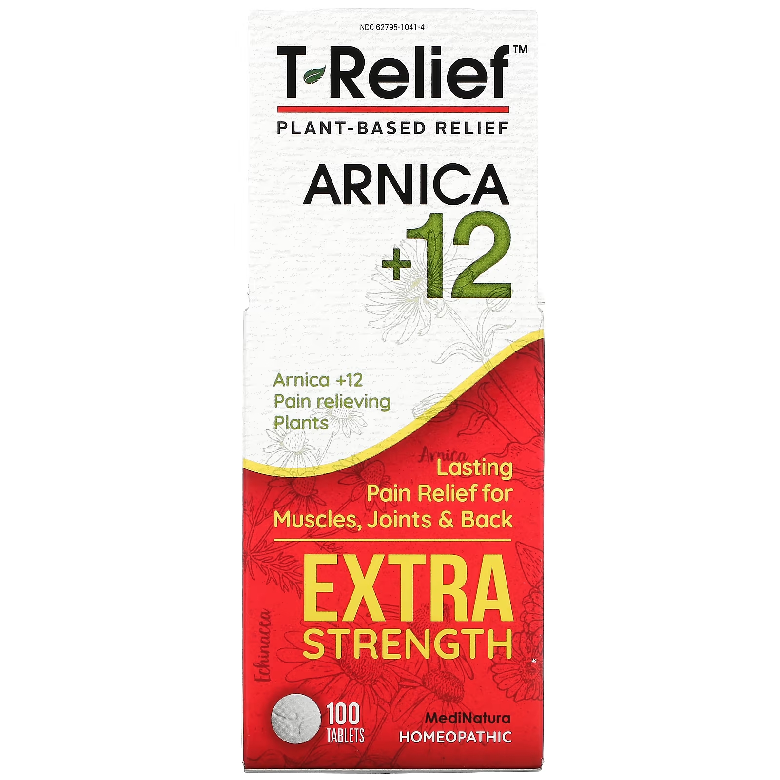 Арника + 12 MediNatura T-Relief с повышенной силой действия, 90 таблеток
