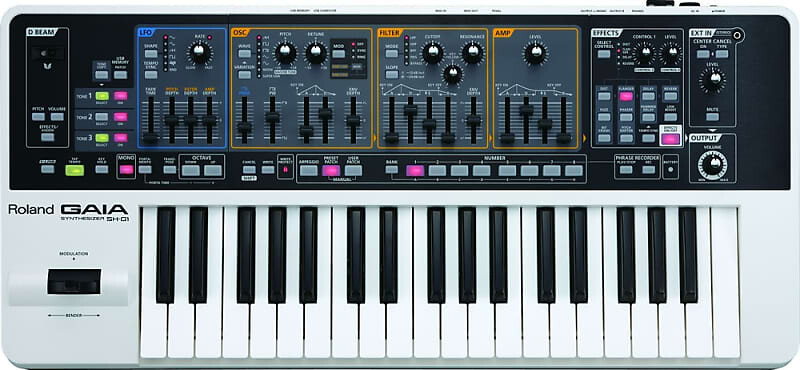 

Виртуальный аналоговый синтезатор Roland GAIA SH-01 SH01