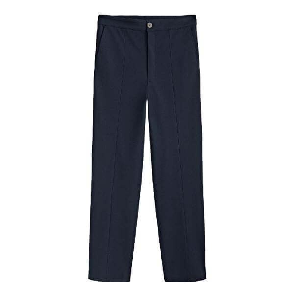 

Брюки Massimo Dutti Slim Fit With Central Seam, темно-синий