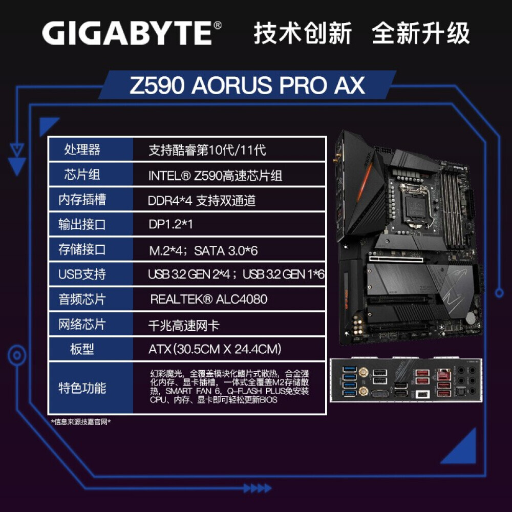 

Материнская плата Gigabyte PRO Z590 AORUS PRO AX