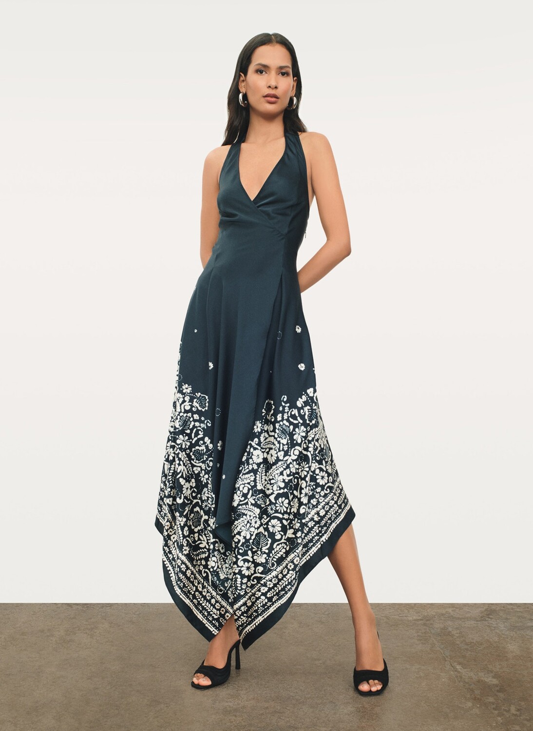 

Платье с завязками на бретелях Donna Karan