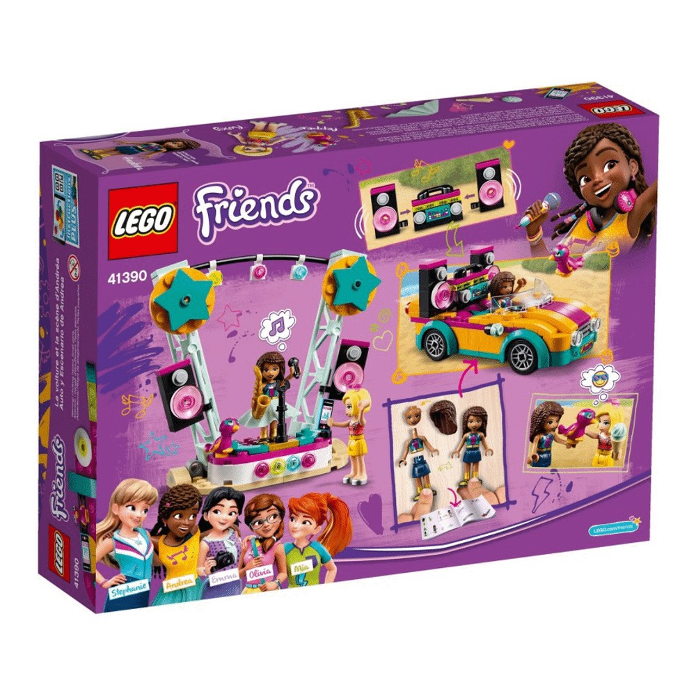 Конструктор LEGO Friends 41390 Машина со сценой Андреа