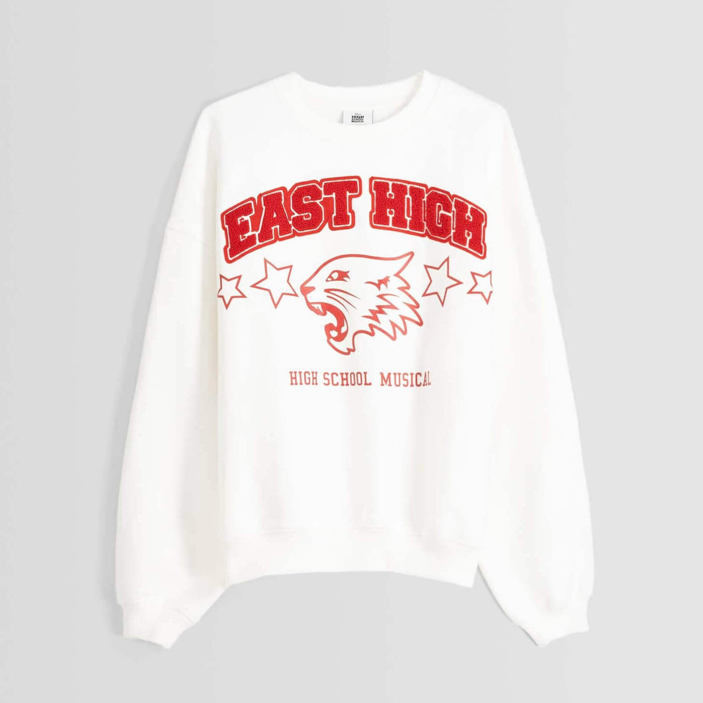 

Свитшот Bershka Printed, белый