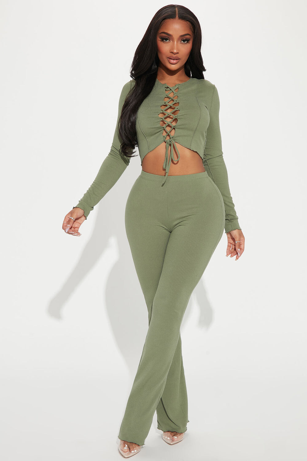

Брюки Fashion Nova TP8466, шалфей