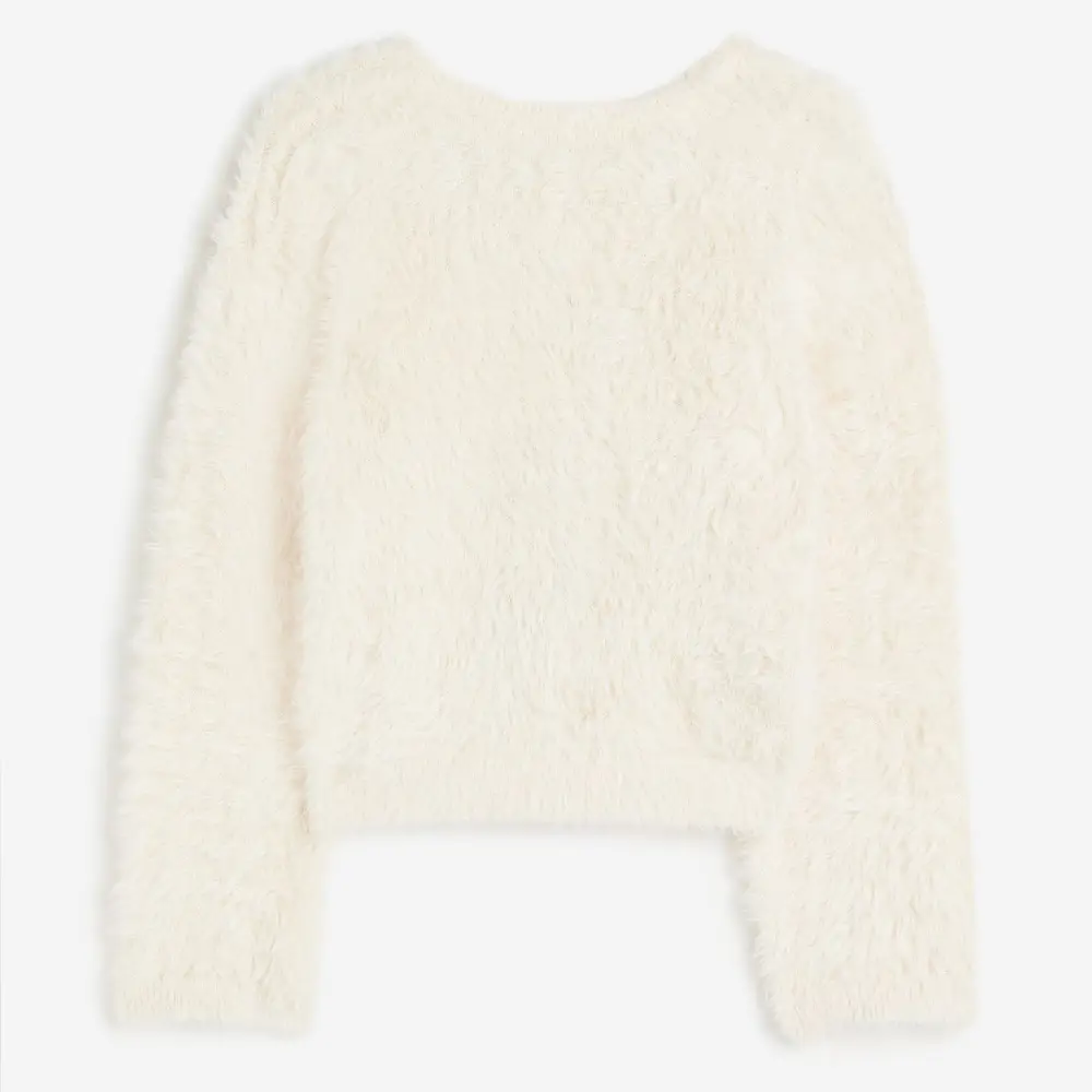 

Свитер H&M Fluffy, кремовый