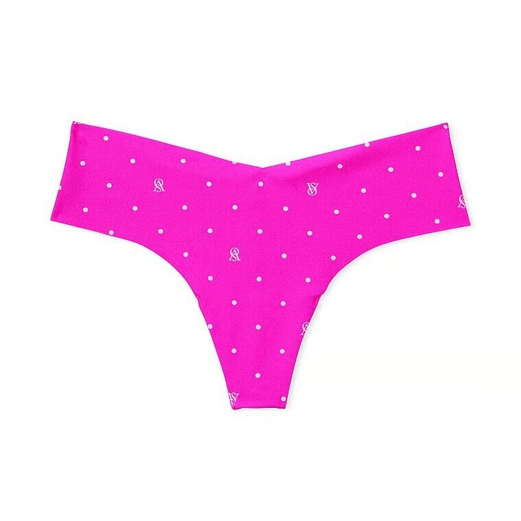 

Трусы-стринги Victoria's Secret No-Show Smooth, ярко-розовый