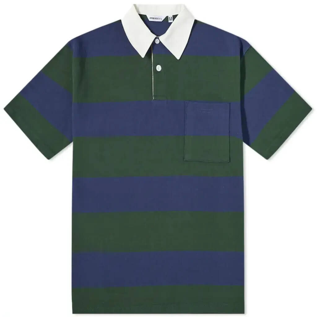 

Футболка-поло Uniform Bridge Short Sleeve Rubgy, темно-синий/зеленый