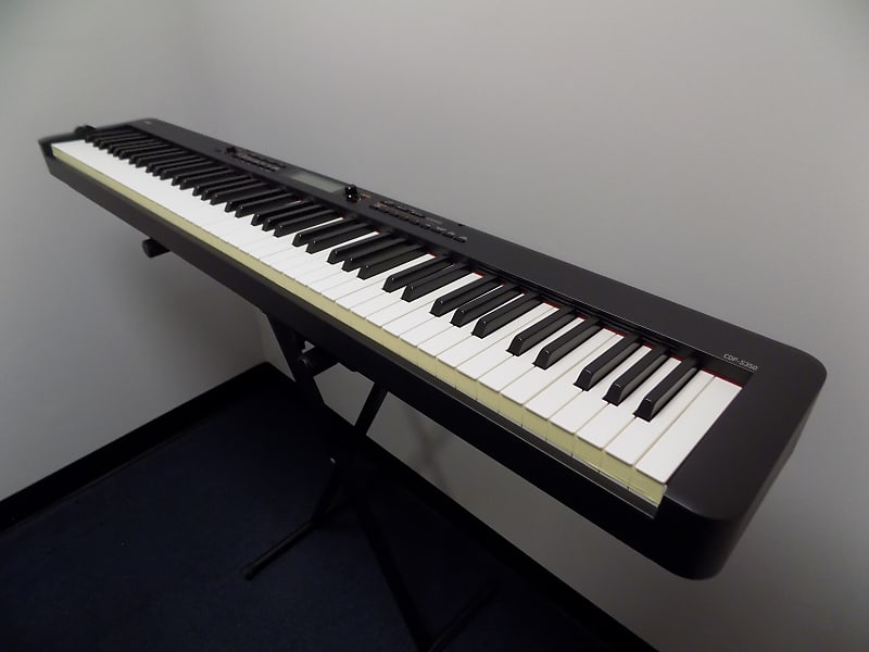 Casio CDP-S350 88-клавишное портативное сценическое пианино (KEYBOARD) - черный