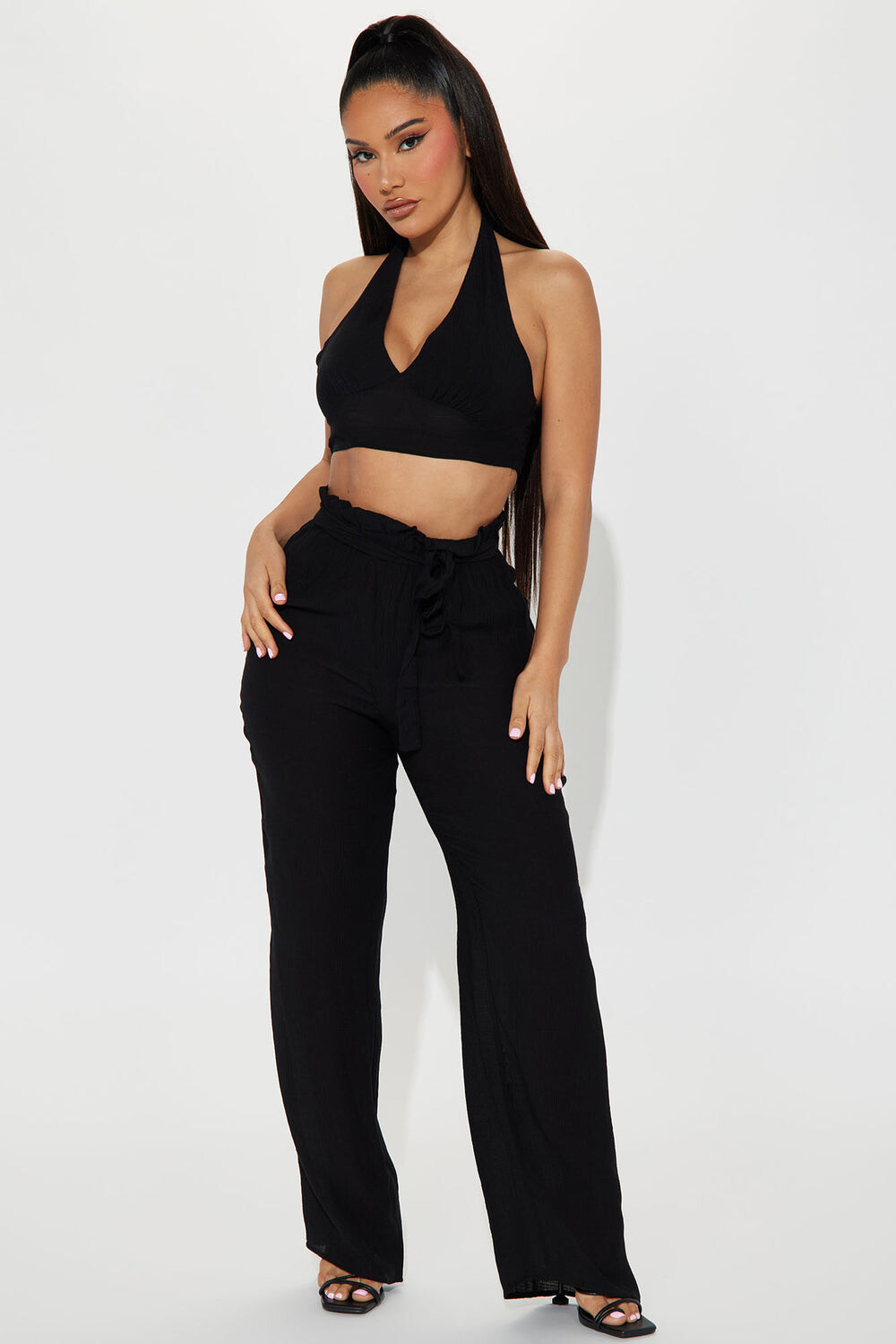 

Брюки Fashion Nova BSET03383, черный