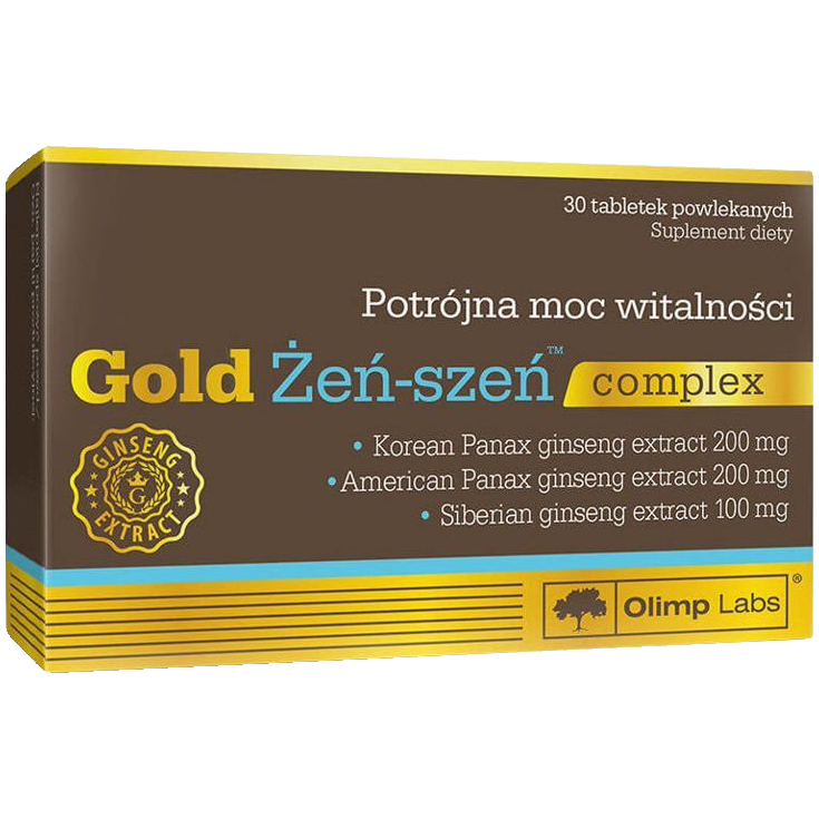 цена Gold Żeń-Szeń Complex Таблетки, покрытые оболочкой, 30 таблеток/1 упаковка