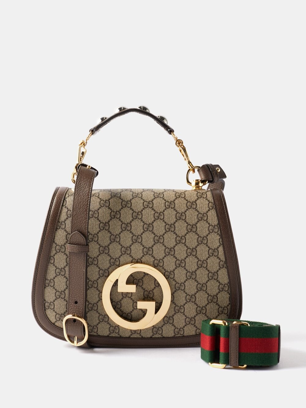 

Сумка через плечо blondie gg supreme Gucci, бежевый