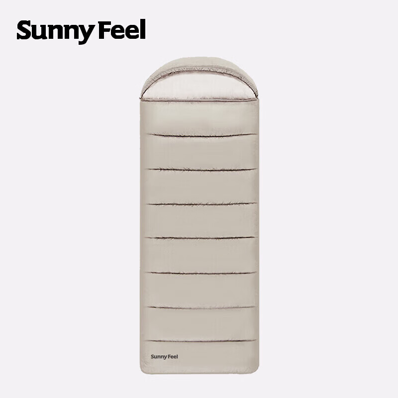 

Sunnyfeel, морозостойкое противоударное одеяло для кемпинга, кемпинга, влагостойкое одеяло/бежевое, 150 г (190 + 30) * 80 см