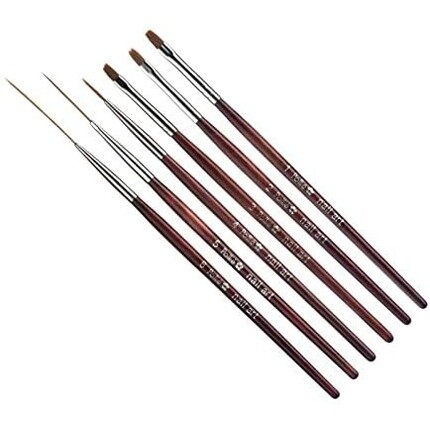 

6 кистей для украшения ногтей, Material Estetica