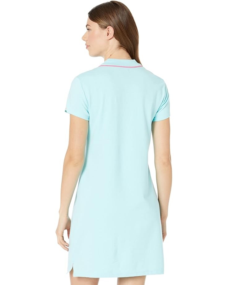 

Платье U.S. POLO ASSN. Solid Polo Dress, цвет Easy Turquoise
