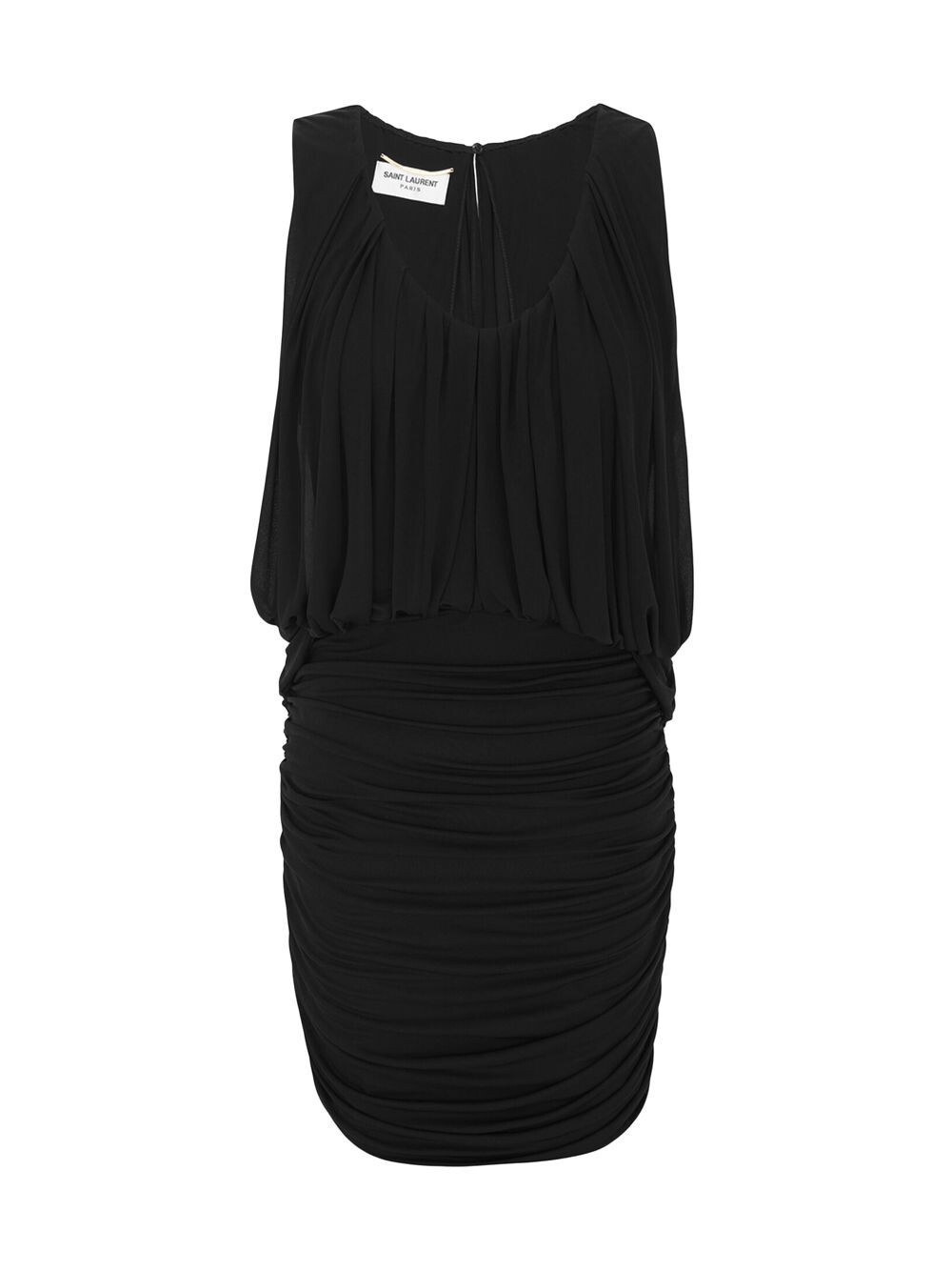 

Платье с драпировкой из джерси Saint Laurent