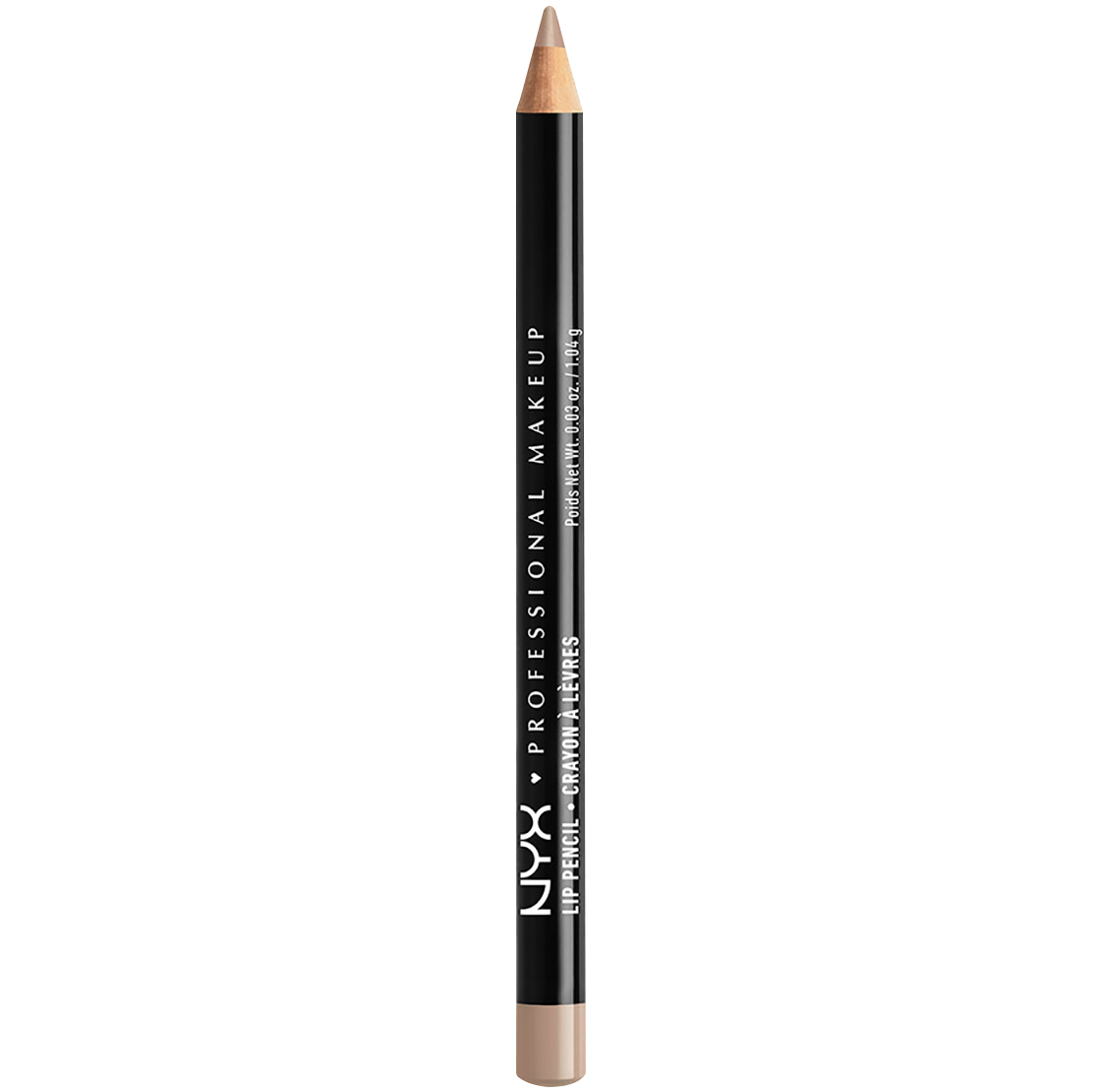 Карандаш для губ телесного бежевого цвета Nyx Professional Makeup Slide On, 1 гр карандаш для губ nyx professional makeup slim lip pencil 1 г