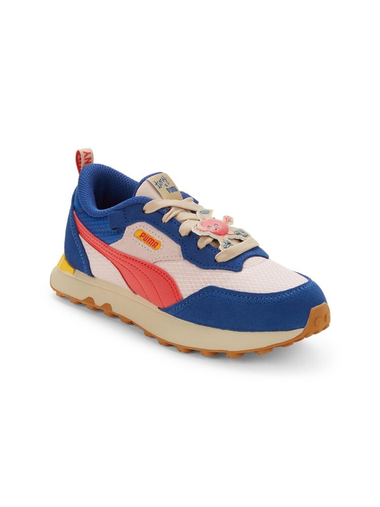 

Кроссовки Boy's Rider с цветными блоками Puma, цвет Blue Orange