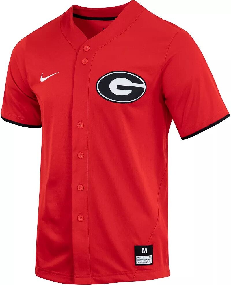 

Мужская красная бейсбольная майка Nike Georgia Bulldogs Dri-FIT Replica