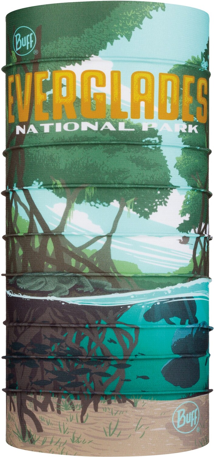 

Многофункциональный галстук серии CoolNet UV National Park Buff, зеленый