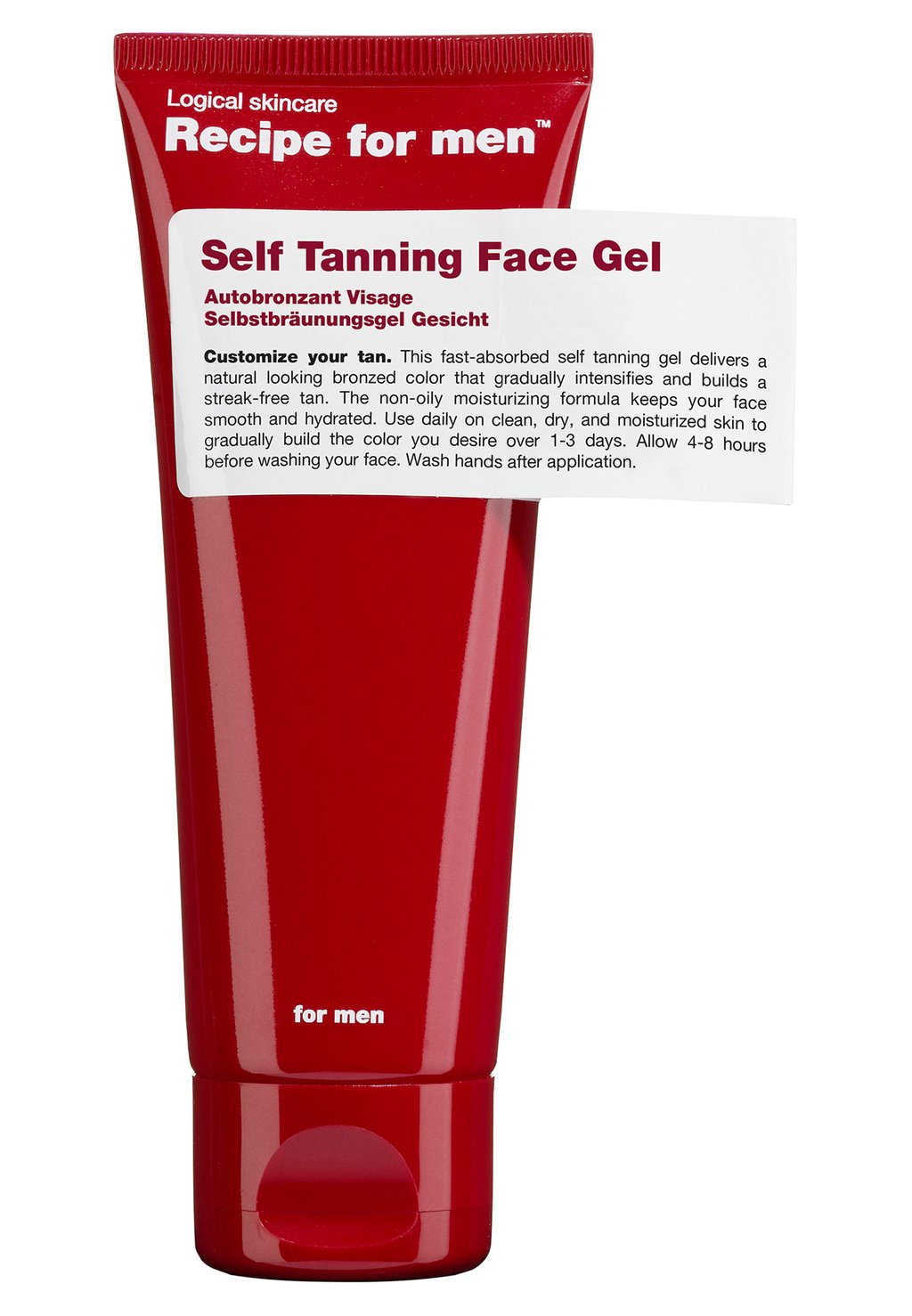 Автозагар SELF TANNING GEL Recipe For Men sensai self tanning for face