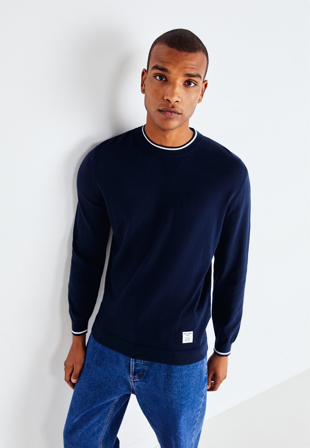 

Вязаный свитер MIKE Pepe Jeans, цвет dulwich blue