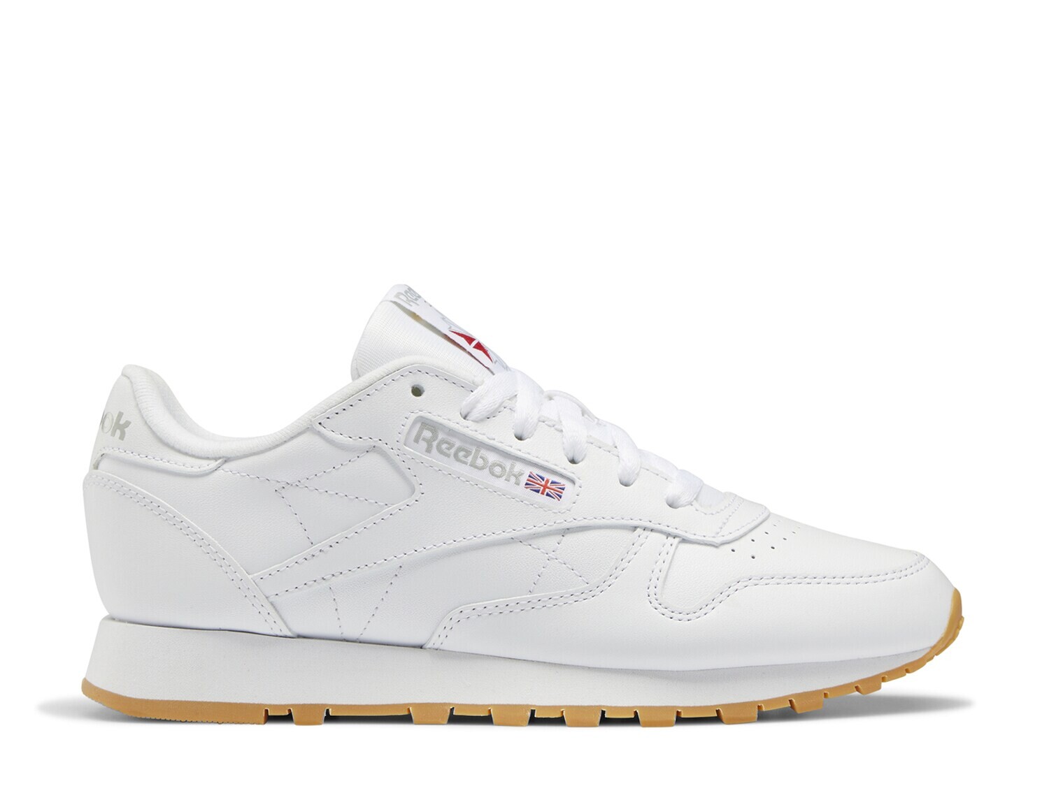 

Кроссовки Reebok Classic Leather, белый/розовый