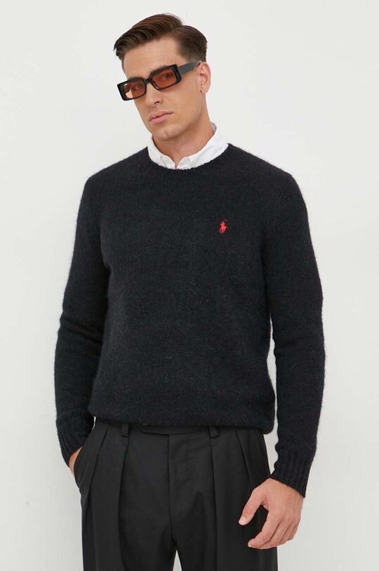 

Шерстяной свитер Polo Ralph Lauren, черный