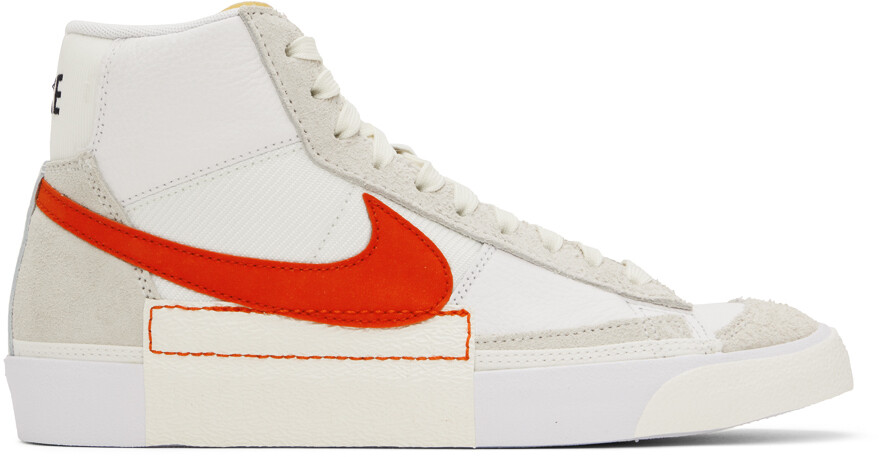 

Бело-красные кроссовки Blazer Mid '77 Pro Club Nike