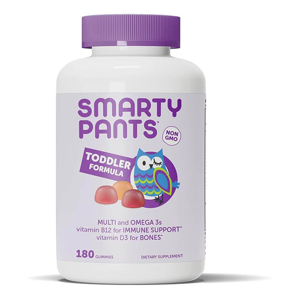 Комплекс для детей SmartyPants Organic Toddler Multi & Probiotics, 180 жевательных таблеток smartypants пренатальные мультивитамины и омега без сахара лимон 60 жевательных таблеток