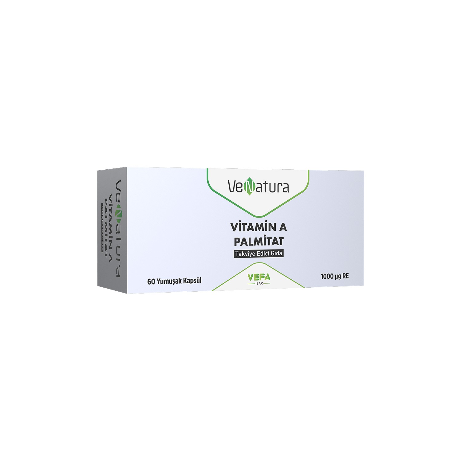 Ретинол пальмитат Venatura, 60 капсул желатин витэкс пищевой 10г