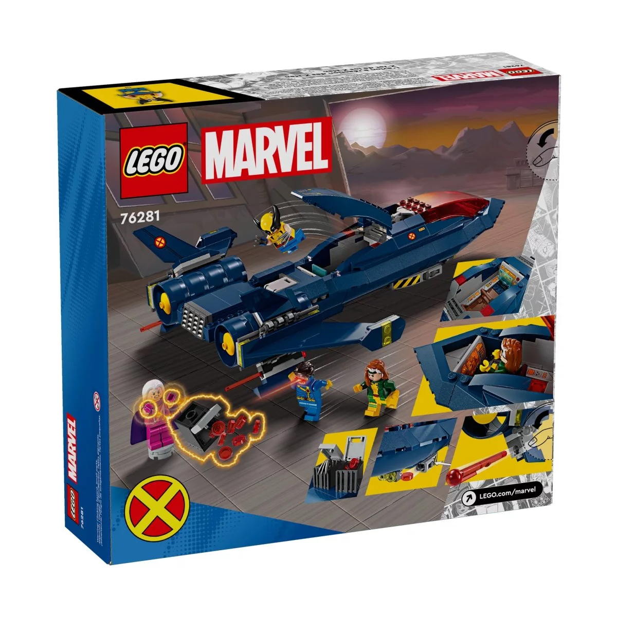 Конструктор Lego Marvel X-Men X-Jet 76281, 359 деталей