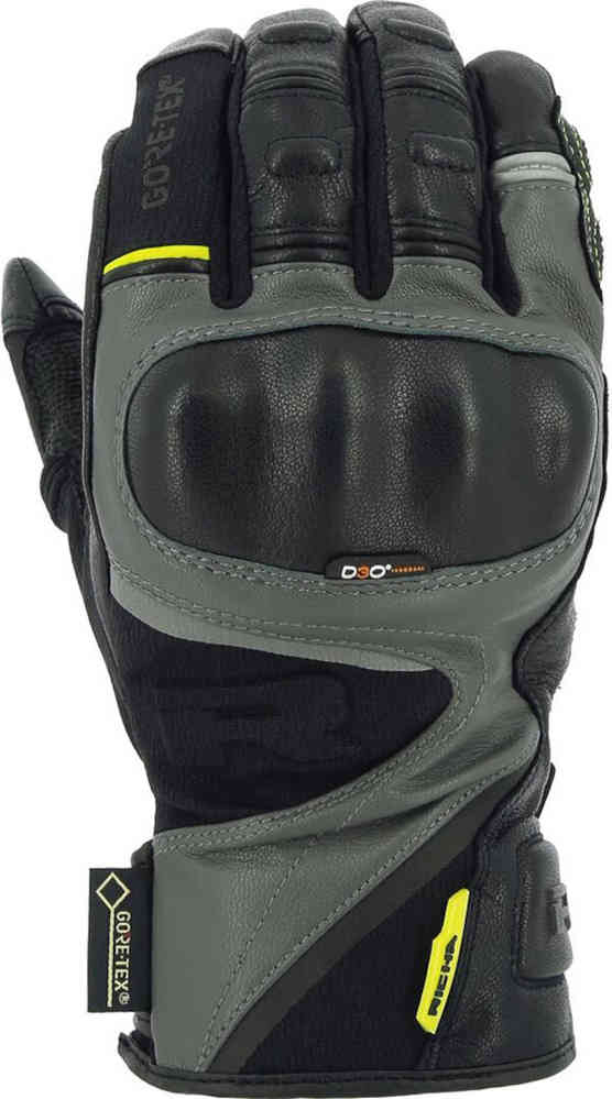 Водонепроницаемые мотоциклетные перчатки Atlantic Gore-Tex Richa, черный/серый/желтый цена и фото