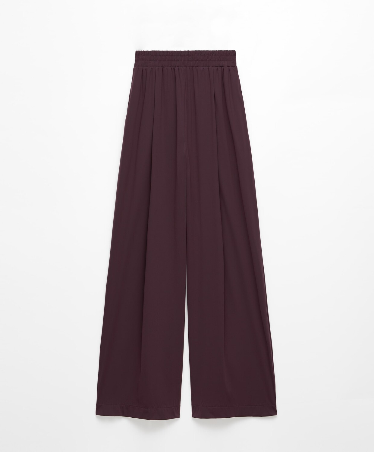 

Брюки Oysho Light Touch Pleated, бордовый, Красный
