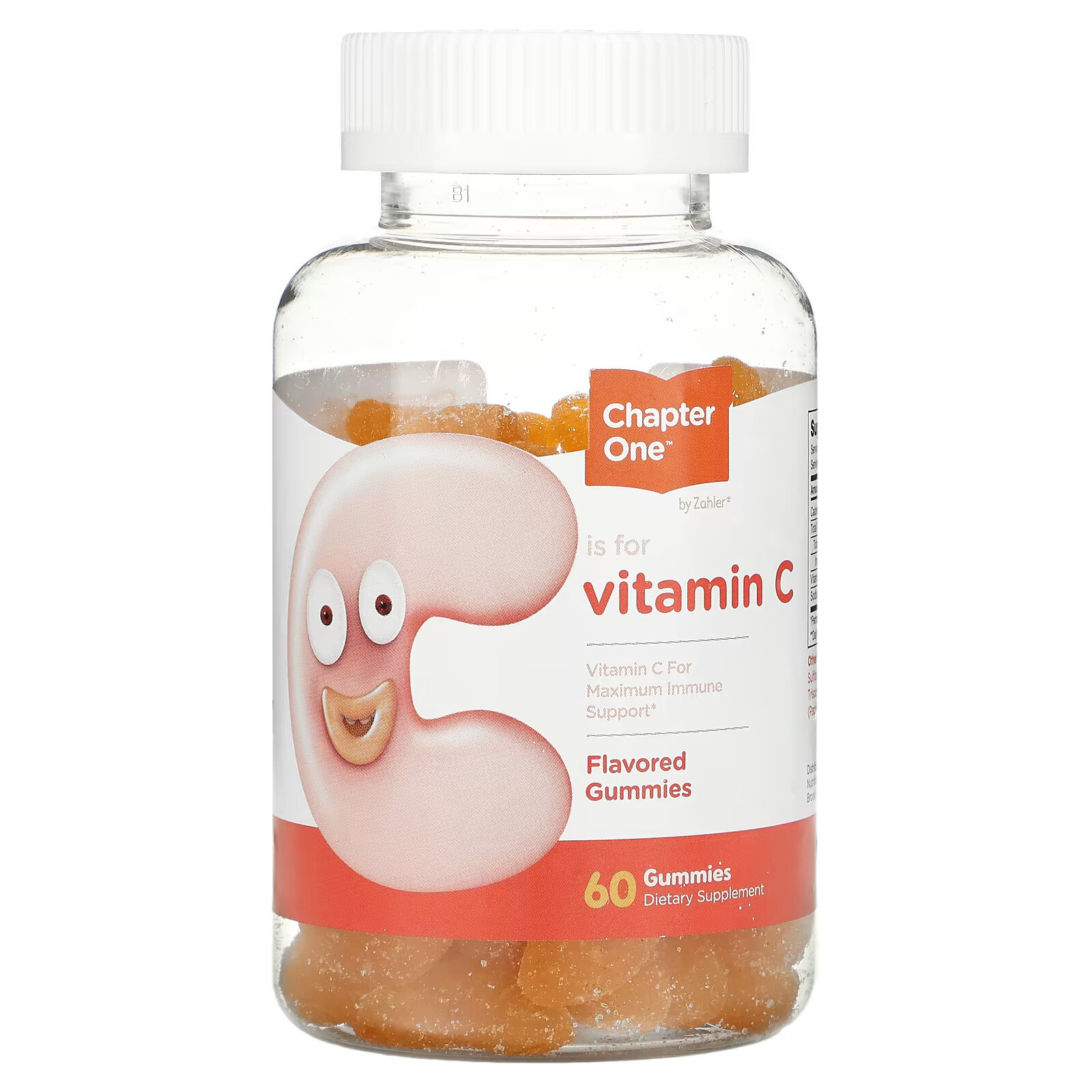 Chapter One, C означает витамин C, жевательные мармеладки, 60 жевательных таблеток naturelo витамин c жевательные мармеладки из цельных продуктов апельсин 60 веганских жевательных таблеток
