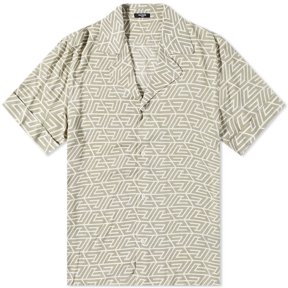 

Рубашка Balmain Pyramid Monogram Vacation Shirt