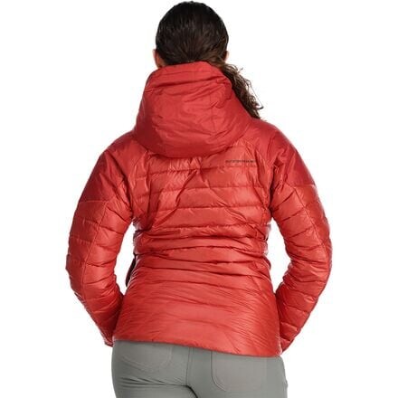 

Пуховик Helium с капюшоном — женский Outdoor Research, цвет Cranberry