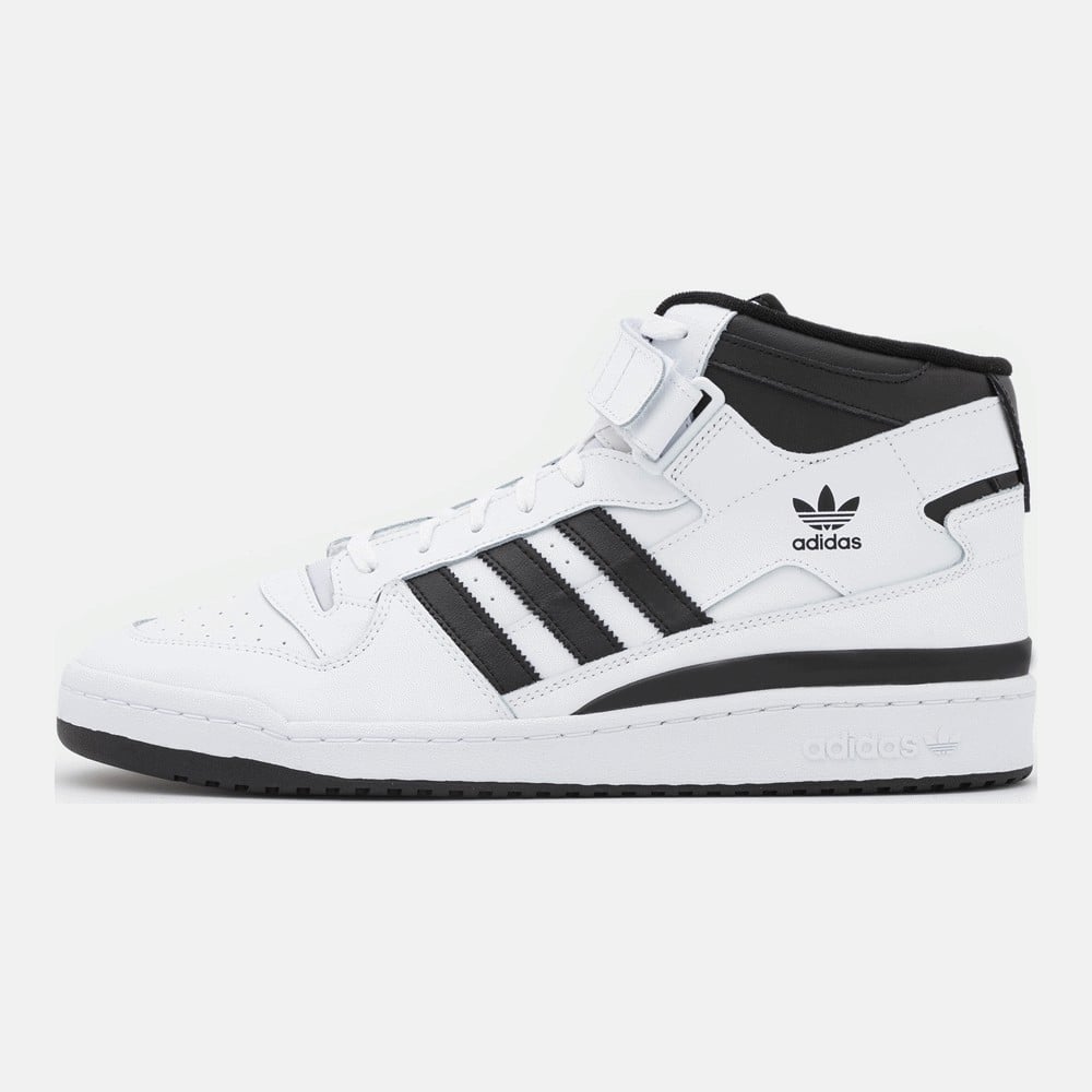 Кроссовки Adidas Originals Forum Mid Unisex, footwear white/core black - фото