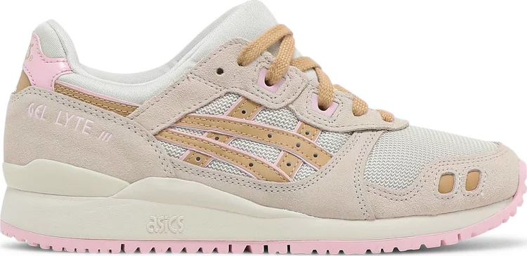 

Кроссовки wmns gel lyte 3 og 'birch camel beige' Asics, пломбир