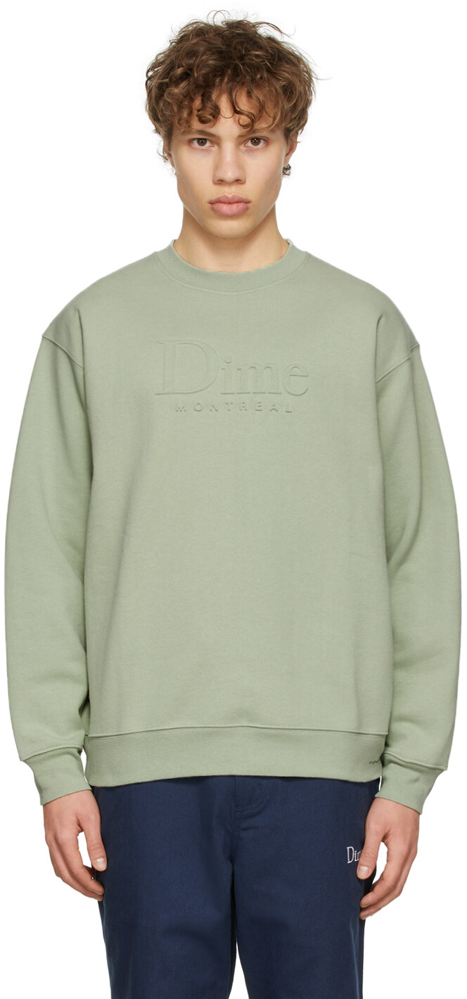 

Зеленая классическая толстовка Dime
