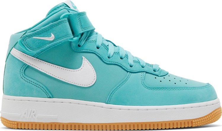 Кроссовки Nike Air Force 1 Mid 'Washed Teal', бирюзовый - фото