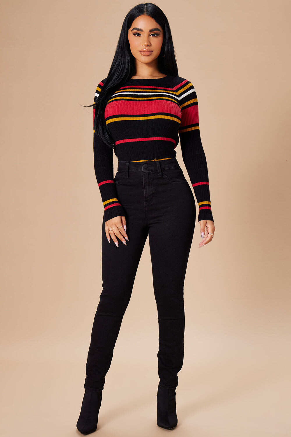 

Джинсы скинни Fashion Nova FN22805H18S, черный