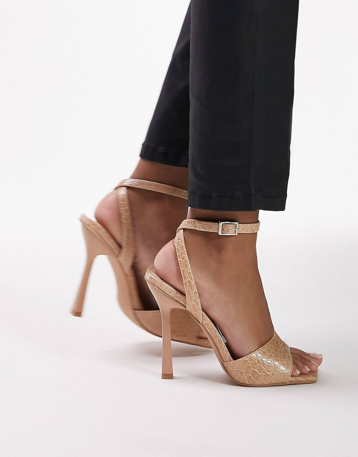 

Верблюжьи сандалии из двух частей Topshop Rita