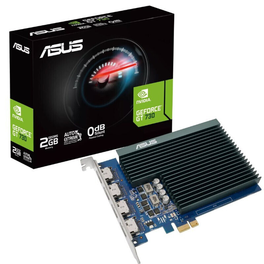 

Видеокарта многоэкранная Asus GT 730 4H SL GDDR5 2GB