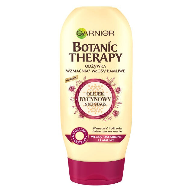 

Garnier Кондиционер Botanic Therapy для ослабленных и ломких волос Касторовое масло и миндаль 200мл