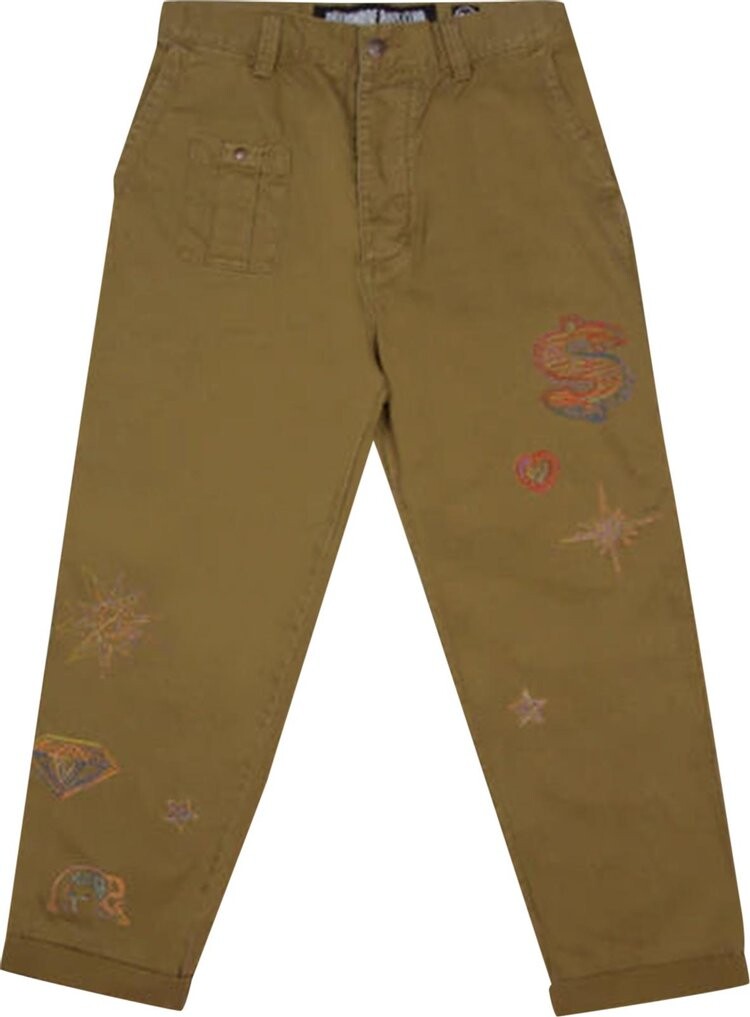 

Брюки Billionaire Boys Club Sketch Pants 'Olive', зеленый