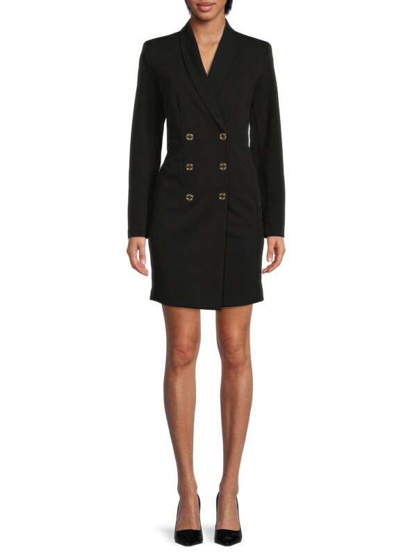 

Двубортное платье-пиджак Calvin Klein Black