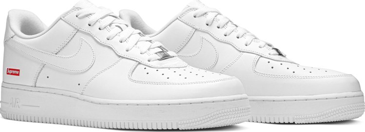Кроссовки Nike Supreme x Air Force Low 'Box Logo White', белый – купить  по выгодным ценам с доставкой из-за рубежа через сервис