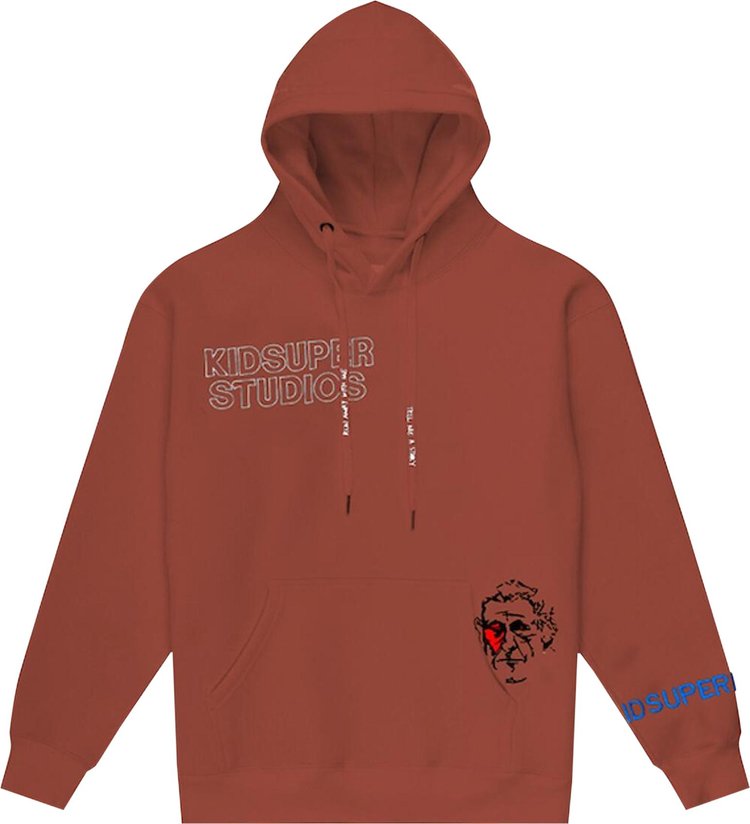 Толстовка KidSuper Super Sweatshirt 'Clay', красный