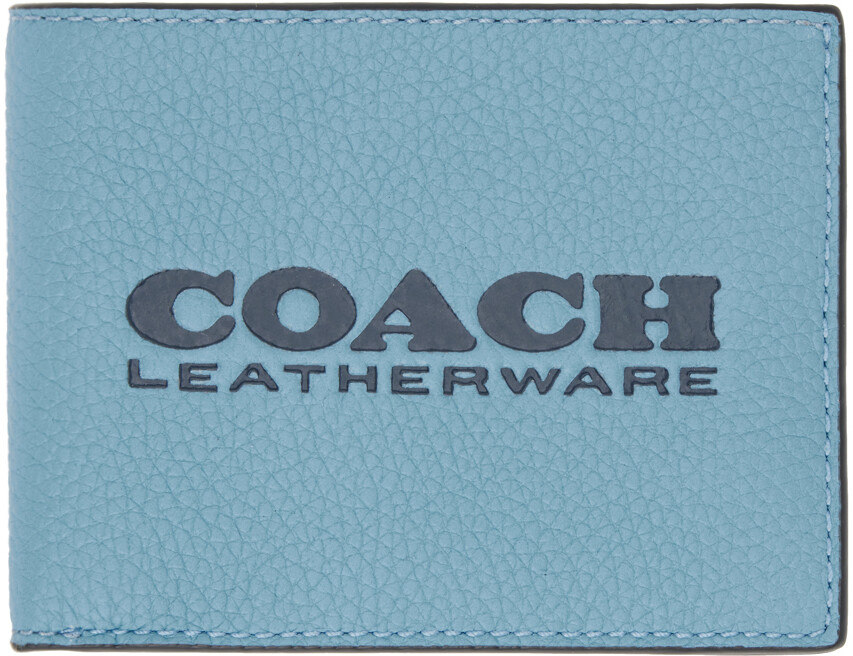 

Бумажник с синей галькой Coach 1941