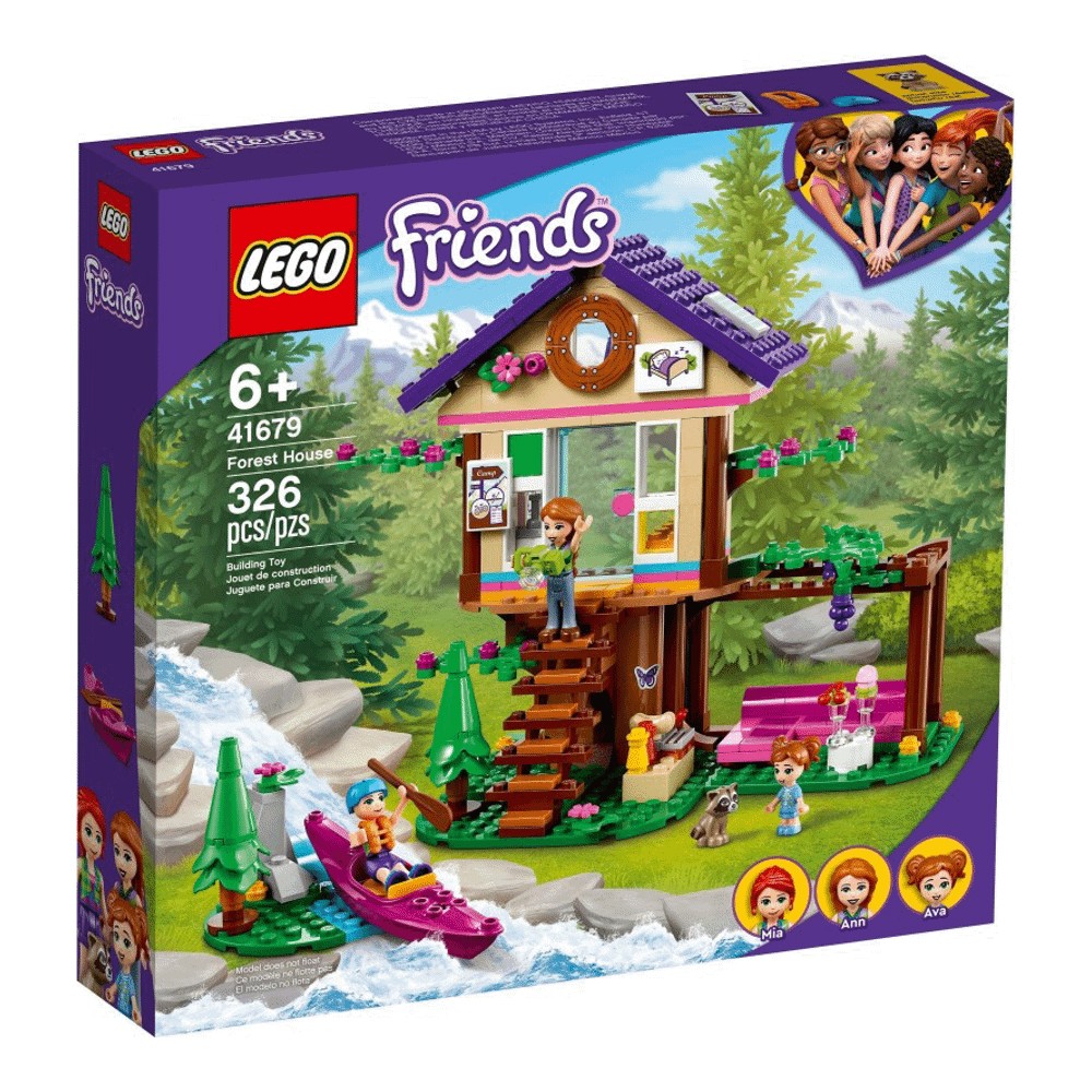 Конструктор LEGO Friends 41679 Домик в лесу фонарь feron 41679